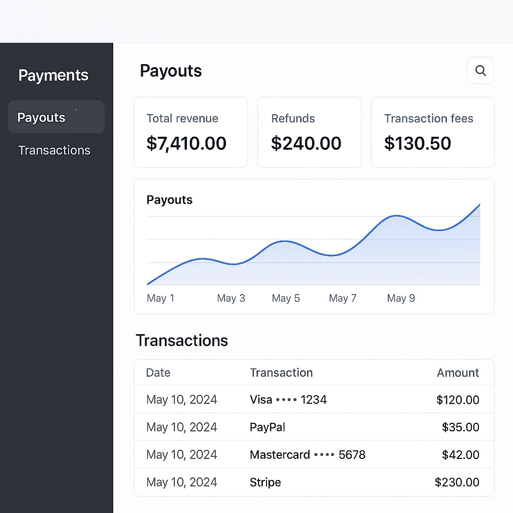 Shppys Payment Dashboard