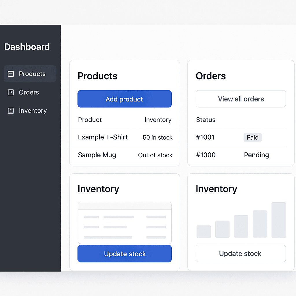 Shppys E-commerce Dashboard